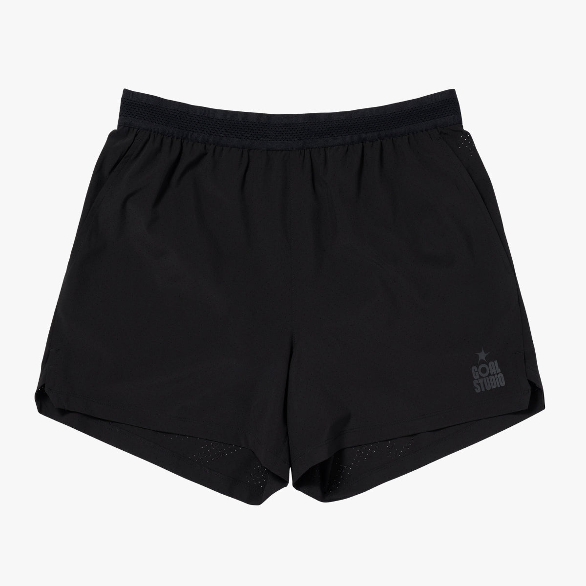 M'S 5" RUNNING SHORTS - BLACK