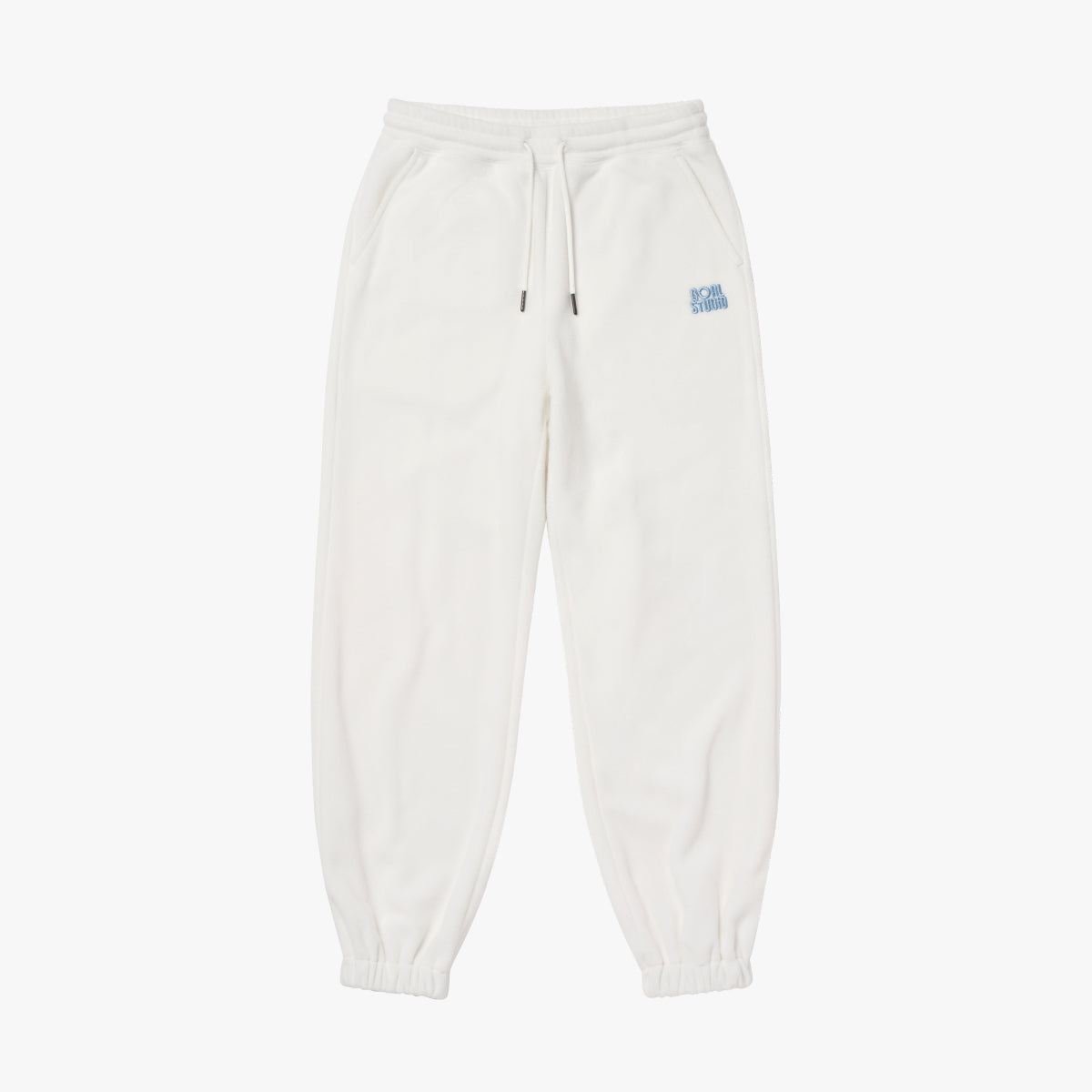 ESSENTIAL MICROFLEECE JOGGER - OFF WHITE