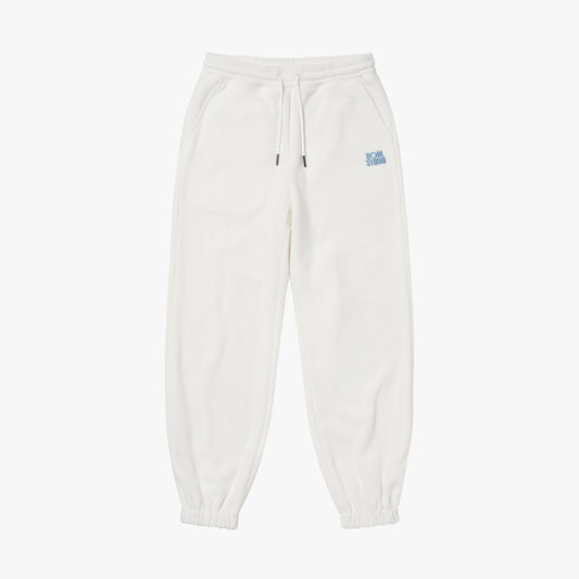 ESSENTIAL MICROFLEECE JOGGER - OFF WHITE