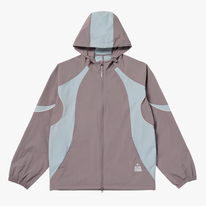 M'S COLOR-BLOCK JACKET - BROWN