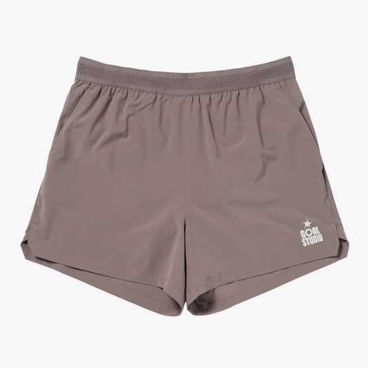 M'S 5" RUNNING SHORTS - BROWN