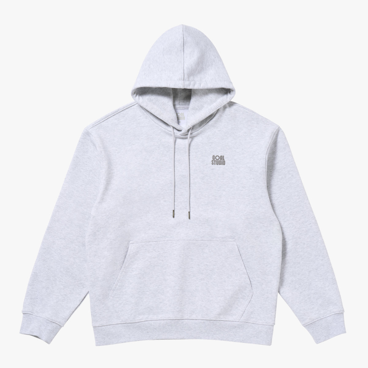 PAINT LOGO HOODIE - MELANGE GREY