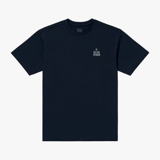 MAP LOGO AIRDRY TEE - NAVY