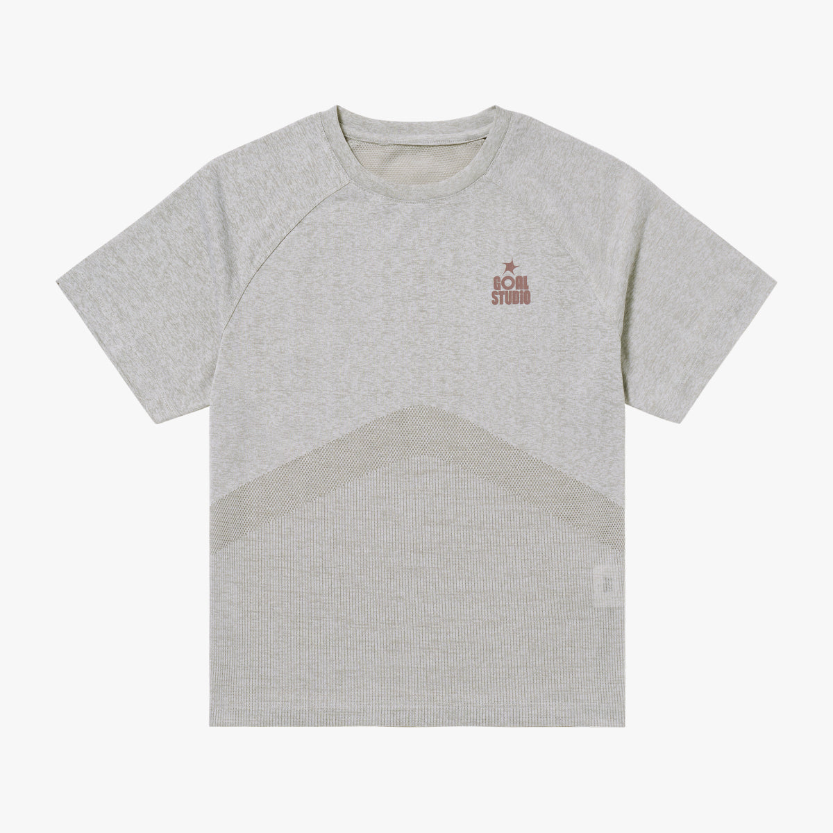 W'S JACQUARD TEE - BEIGE