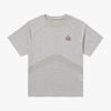 W'S JACQUARD TEE - BEIGE