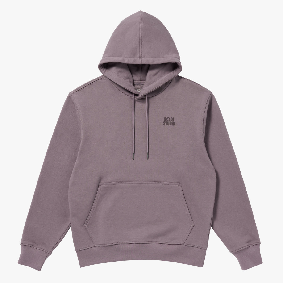 PAINT LOGO HOODIE - BROWN