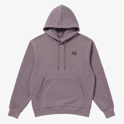 PAINT LOGO HOODIE - BROWN