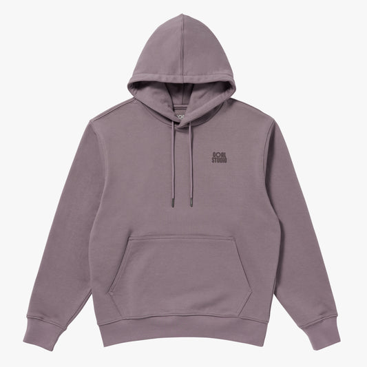 PAINT LOGO HOODIE - BROWN