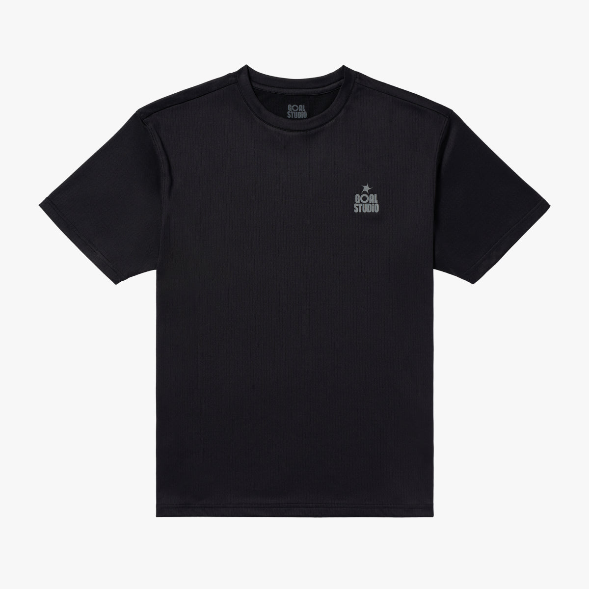 ACTIVE TRACK GOAL LOGO TEE - BLACK