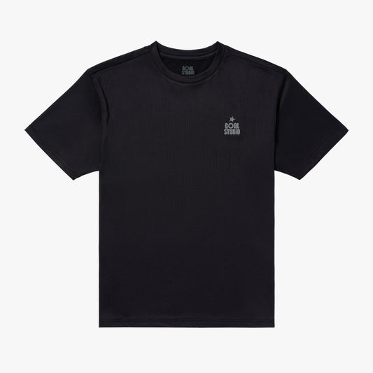 ACTIVE TRACK GOAL LOGO TEE - BLACK