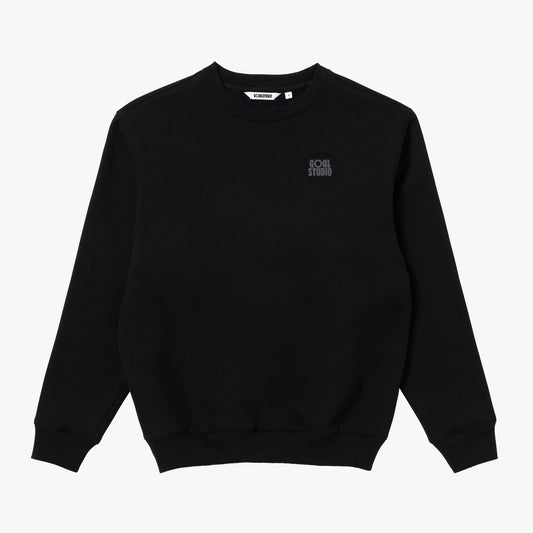 ESSENTIAL BRUSHED SWEAT - BLACK