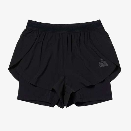 W'S 2" RUNNING SHORTS - BLACK