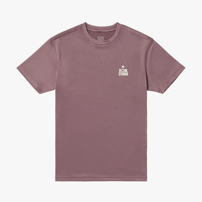 ACTIVE TRACK GOAL LOGO TEE - BRICK