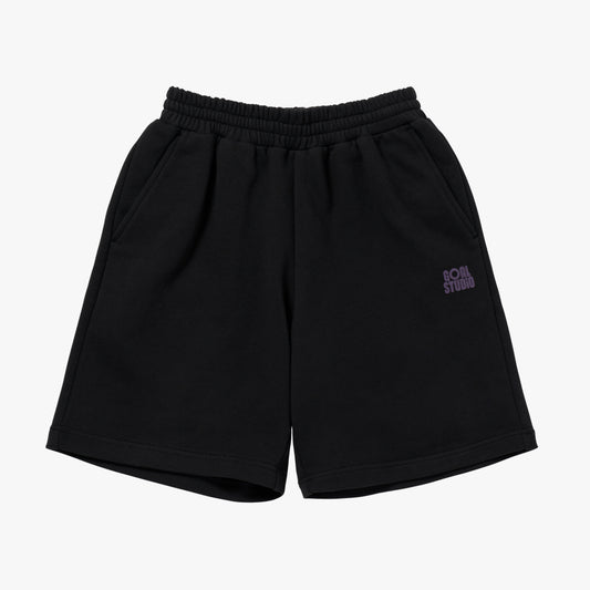 SWEAT JERSEY SHORTS - BLACK