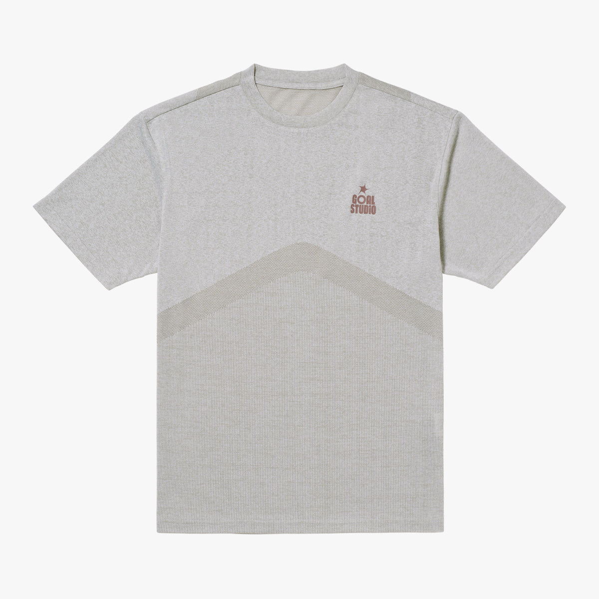 M'S JACQUARD TEE - BEIGE