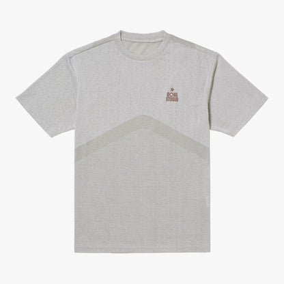 M'S JACQUARD TEE - BEIGE