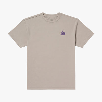 MAP LOGO AIRDRY TEE - BEIGE