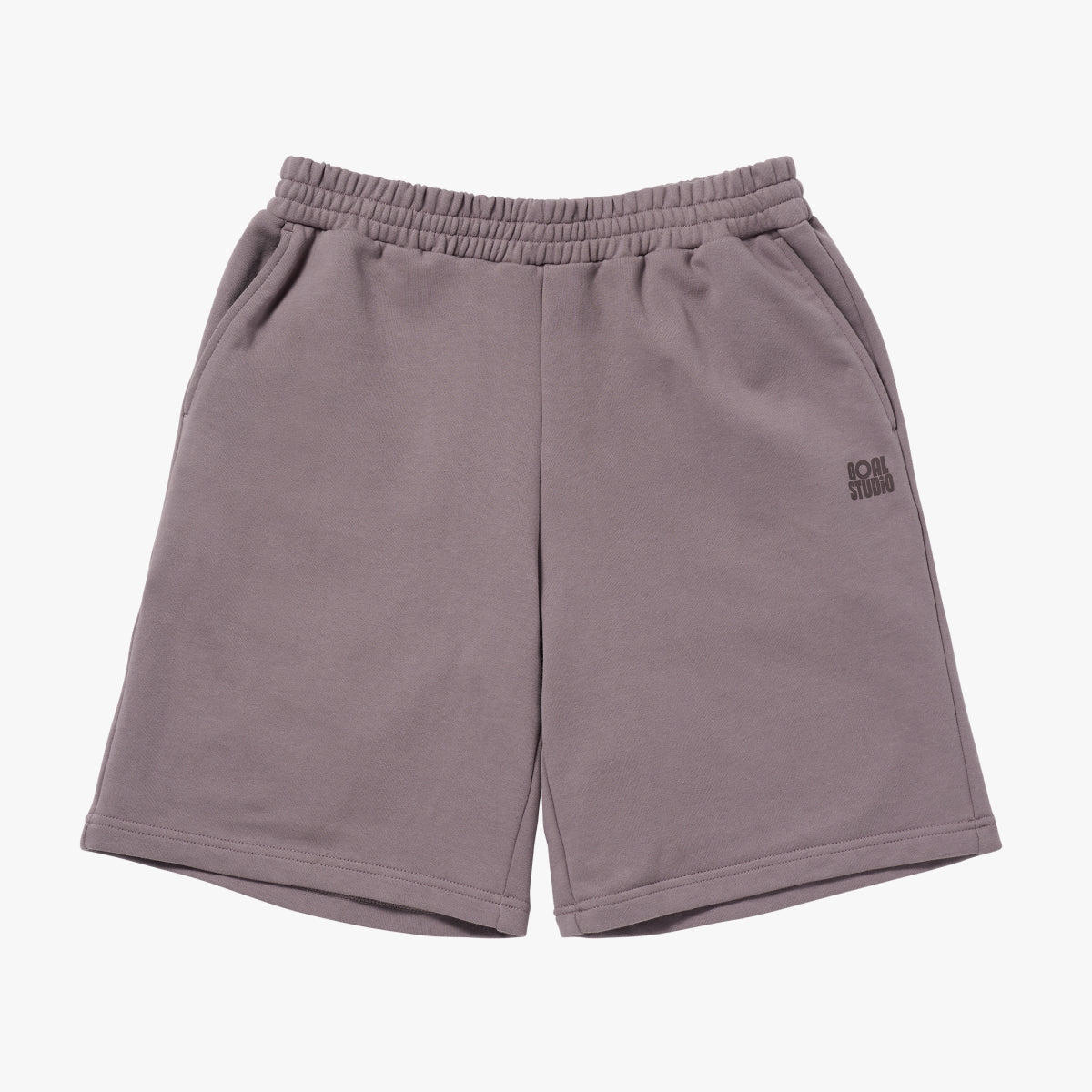 SWEAT JERSEY SHORTS - BROWN