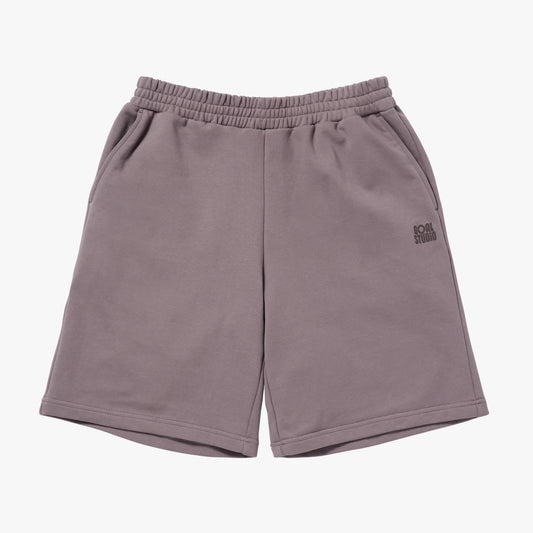 SWEAT JERSEY SHORTS - BROWN