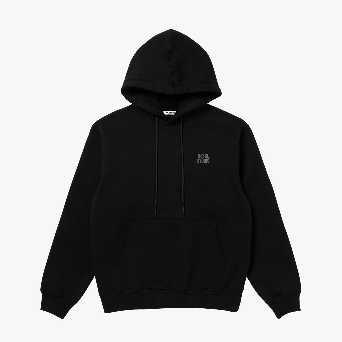 ESSENTIAL BRUSHED HOODIE - BLACK