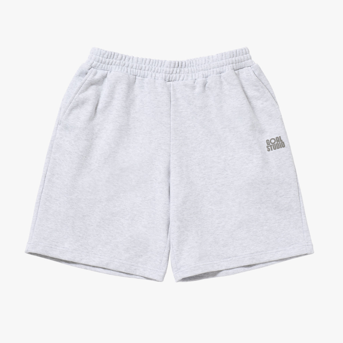 SWEAT JERSEY SHORTS - MELANGE GREY