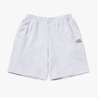 SWEAT JERSEY SHORTS - MELANGE GREY