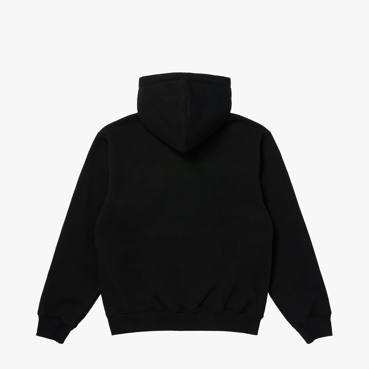 ESSENTIAL BRUSHED HOODIE - BLACK