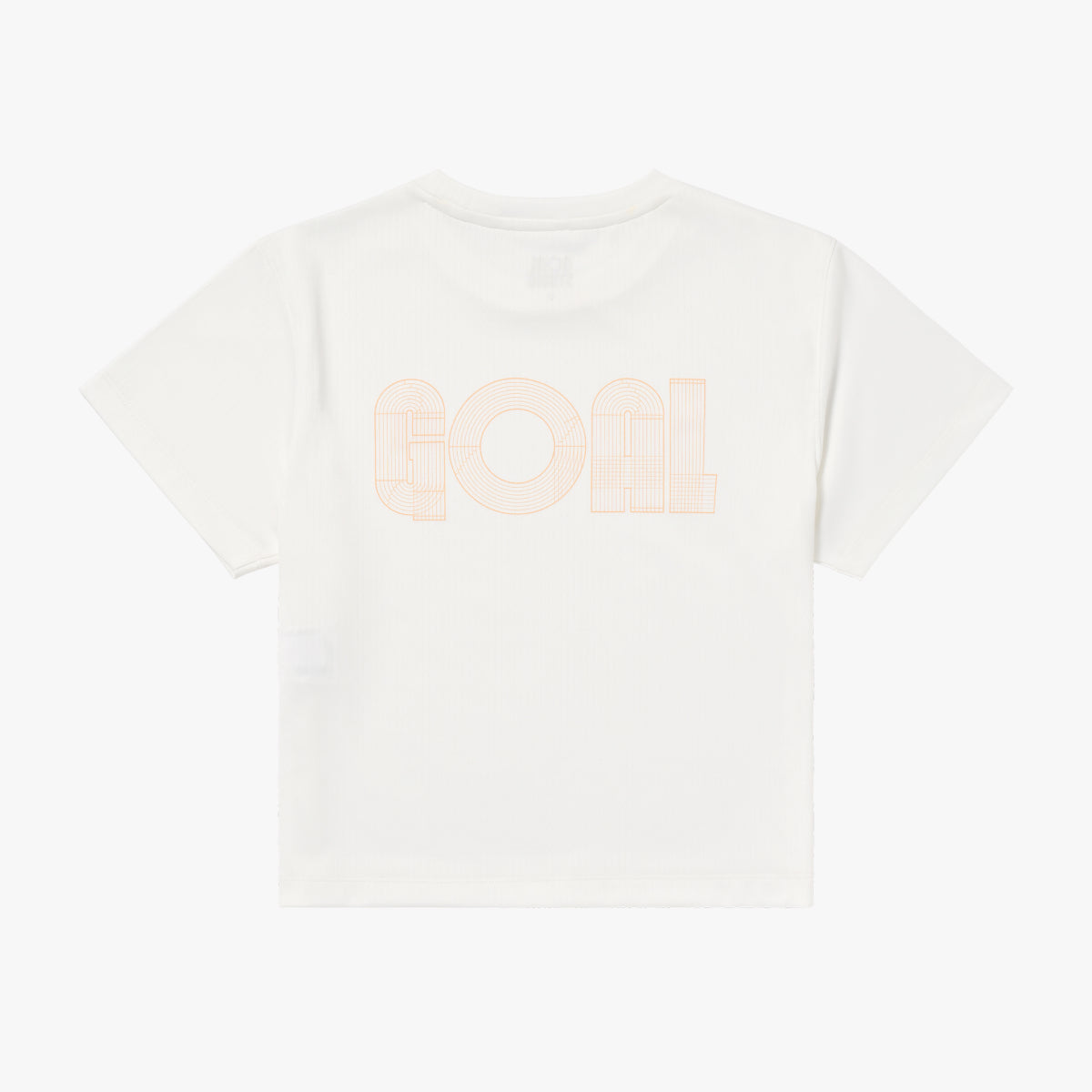 W'S TRACK GOAL LOGO CROP TEE - OFF WHITE
