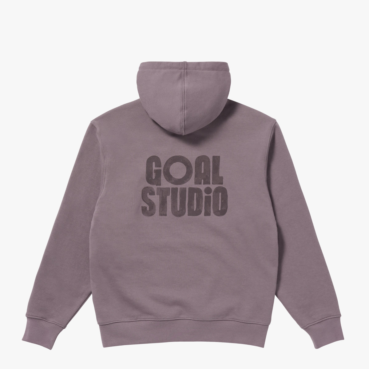 PAINT LOGO HOODIE - BROWN
