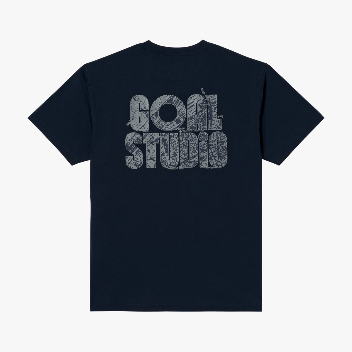 MAP LOGO AIRDRY TEE - NAVY