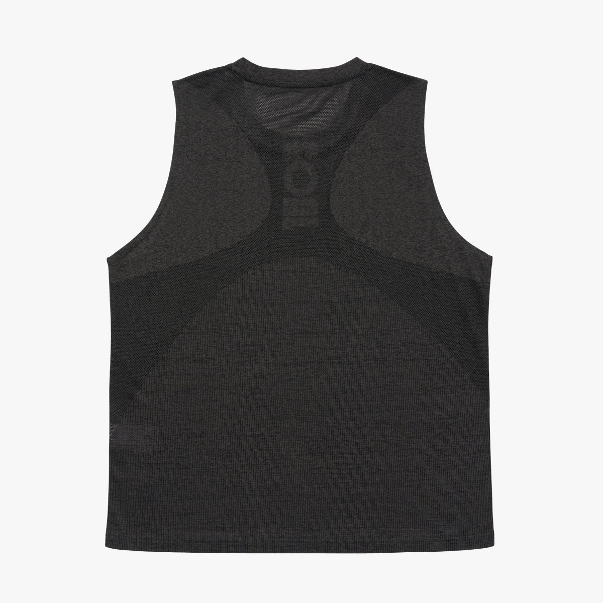 M'S JACQUARD SLEEVELESS - CHARCOAL