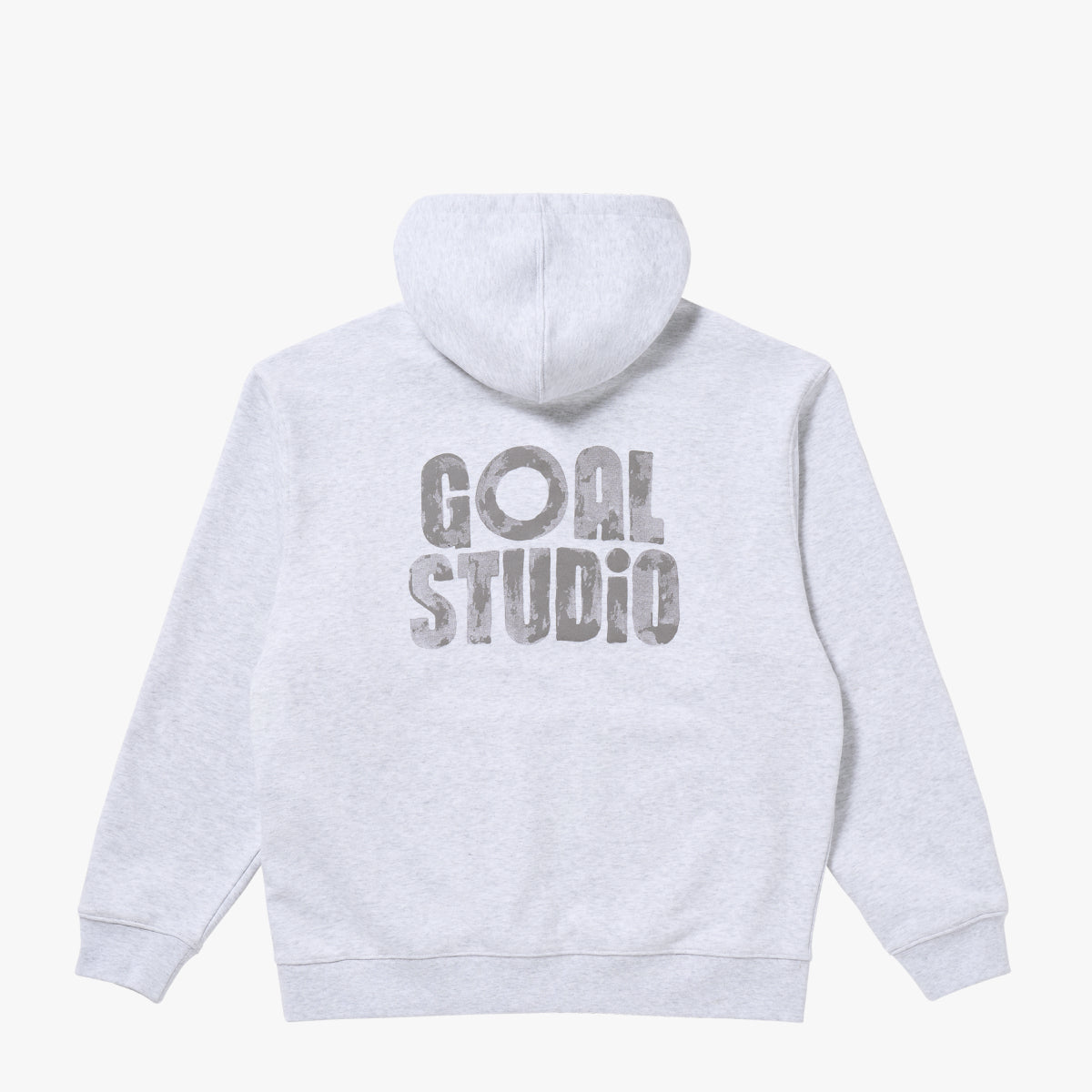 PAINT LOGO HOODIE - MELANGE GREY