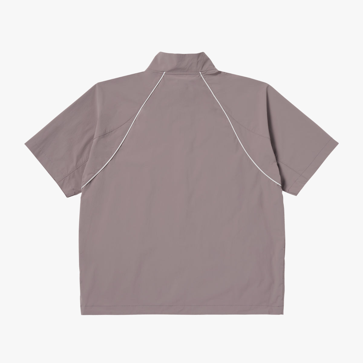 COLOR-BLOCK S/S ANORAK - BROWN