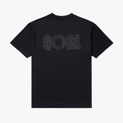 ACTIVE TRACK GOAL LOGO TEE - BLACK