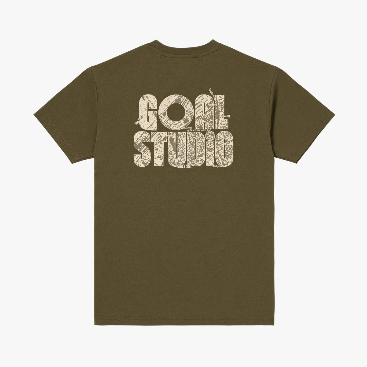 MAP LOGO AIRDRY TEE - OLIVE GREEN