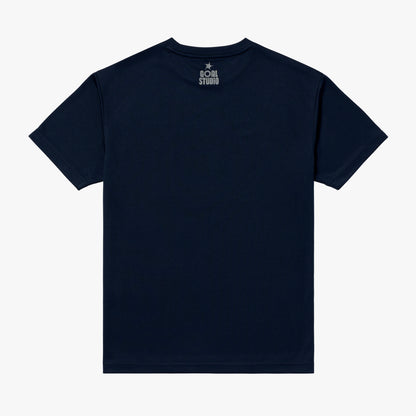 ACTIVE FRONT GOAL LOGO TEE - NAVY