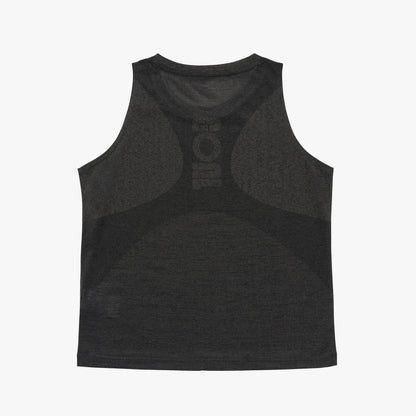 W'S JACQUARD SLEEVELESS - CHARCOAL