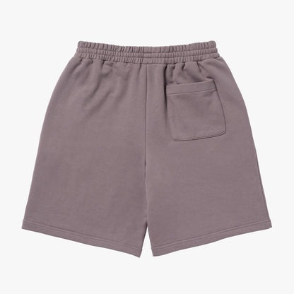 SWEAT JERSEY SHORTS - BROWN