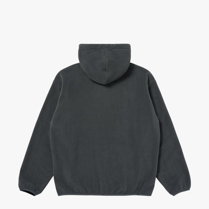 ESSENTIAL MICROFLEECE HOODIE - CHARCOAL