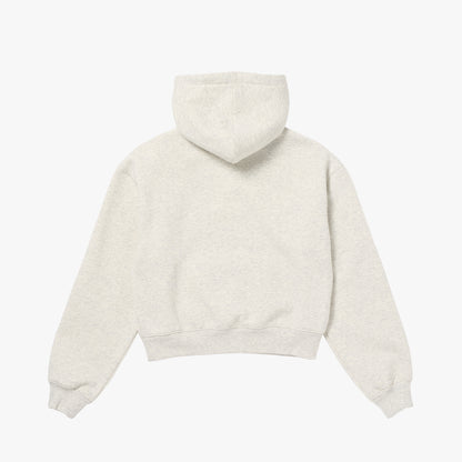 W'S ESSENTIAL BRUSHED HOODIE - OATMEAL