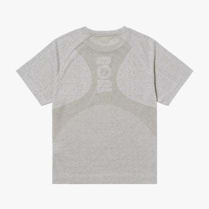 W'S JACQUARD TEE - BEIGE