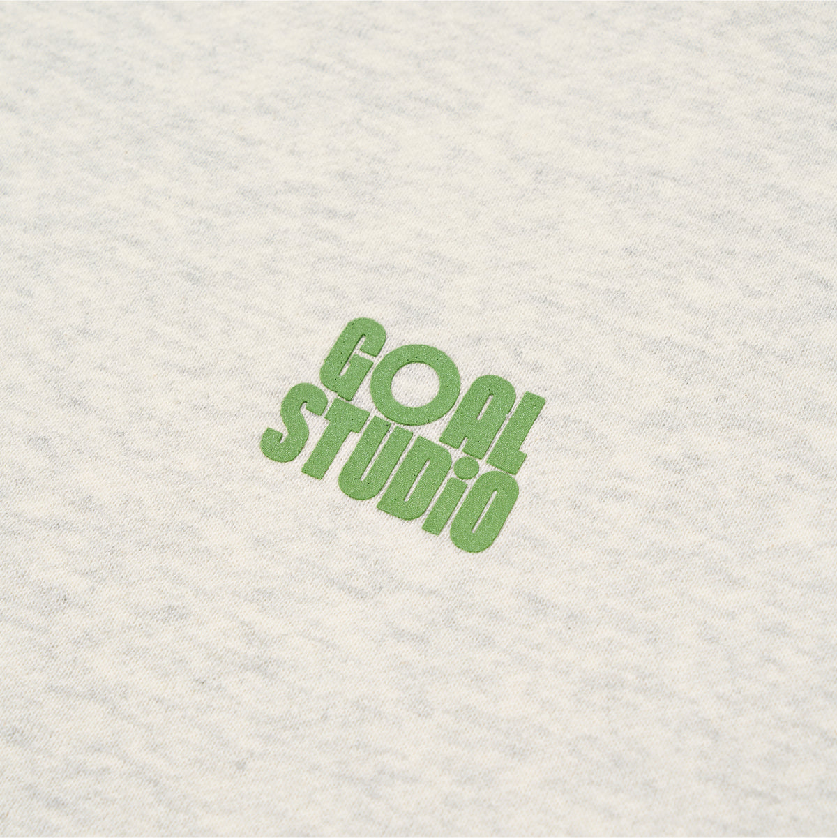 ESSENTIAL BRUSHED QUARTER ZIP-UP TEE - OATMEAL