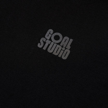 ESSENTIAL BRUSHED HOODIE - BLACK
