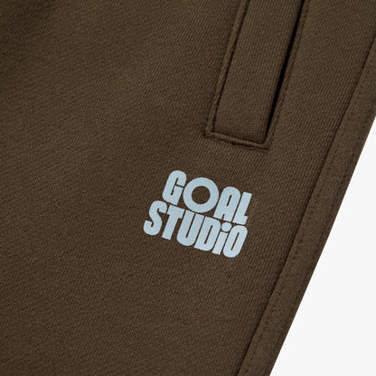 W'S ESSENTIAL BRUSHED PANTS - DARK BROWN