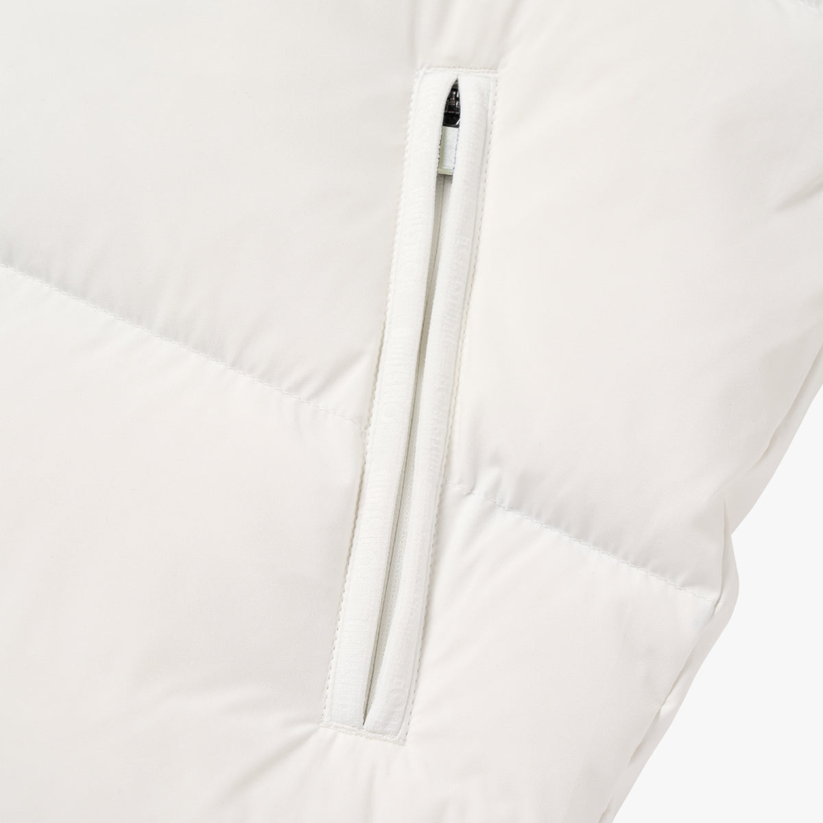 ESSENTIAL HOODED PUFFER DOWN JACKET - OFF WHITE