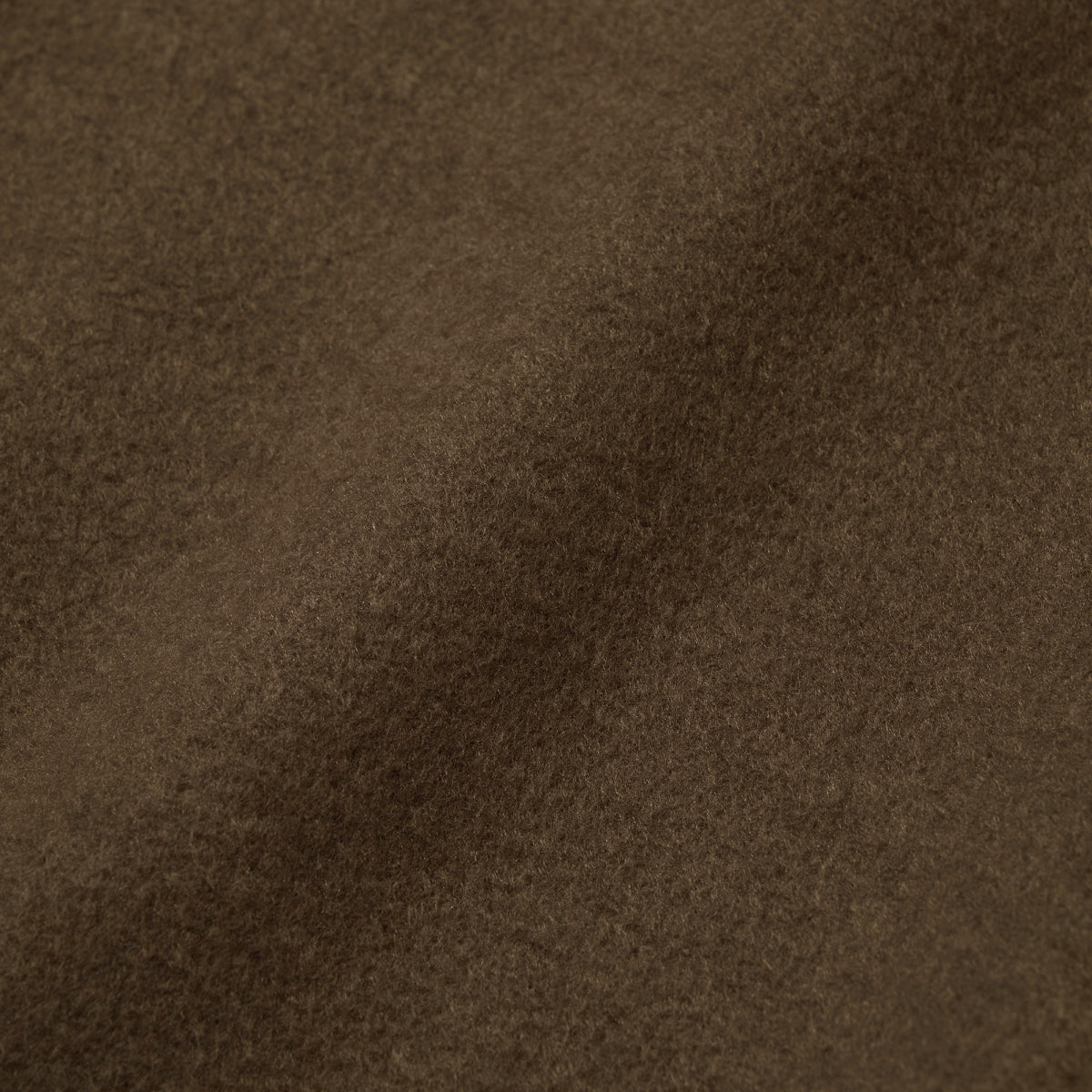 W'S ESSENTIAL BRUSHED HOODIE - DARK BROWN