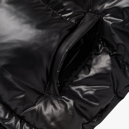 W'S CROPPED PUFFER DOWN JACKET - BLACK