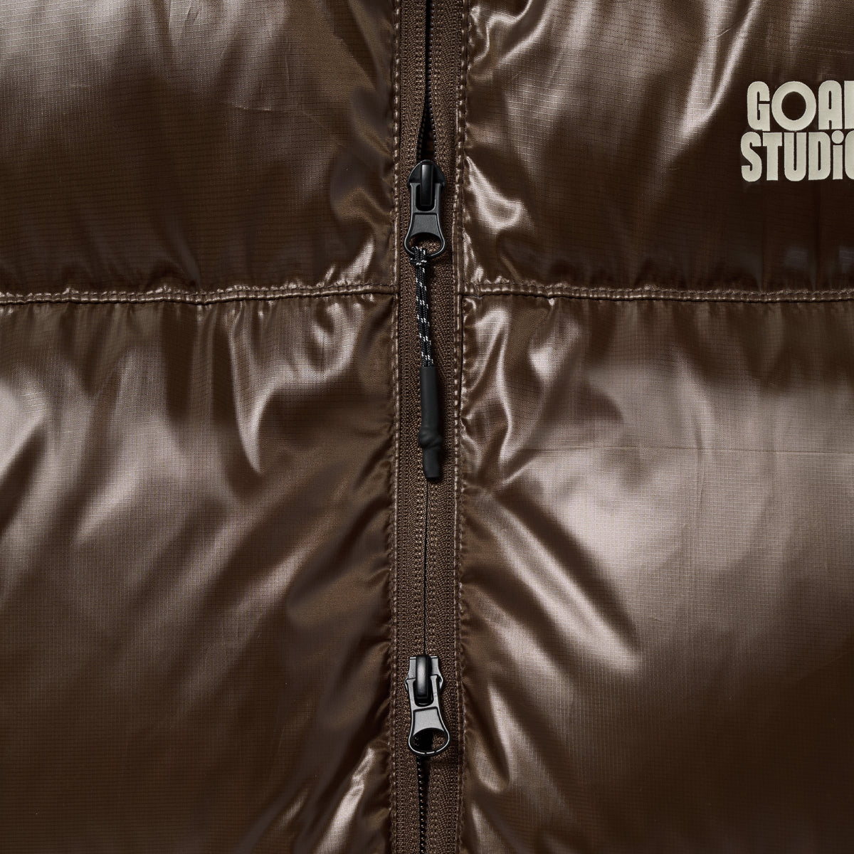 W'S CROPPED PUFFER DOWN JACKET - DARK BROWN