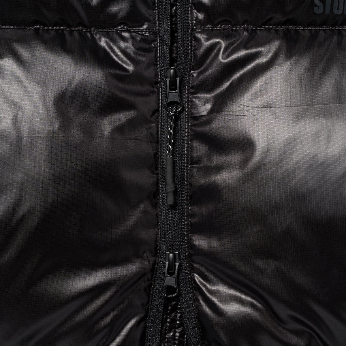 W'S CROPPED PUFFER DOWN JACKET - BLACK