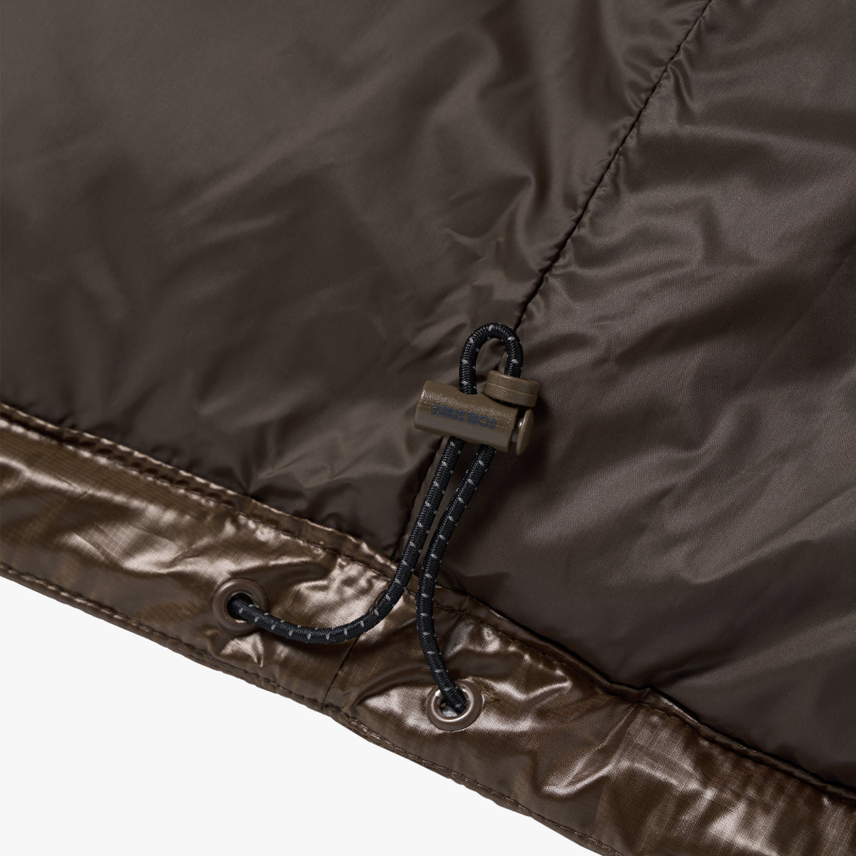 W'S CROPPED PUFFER DOWN JACKET - DARK BROWN